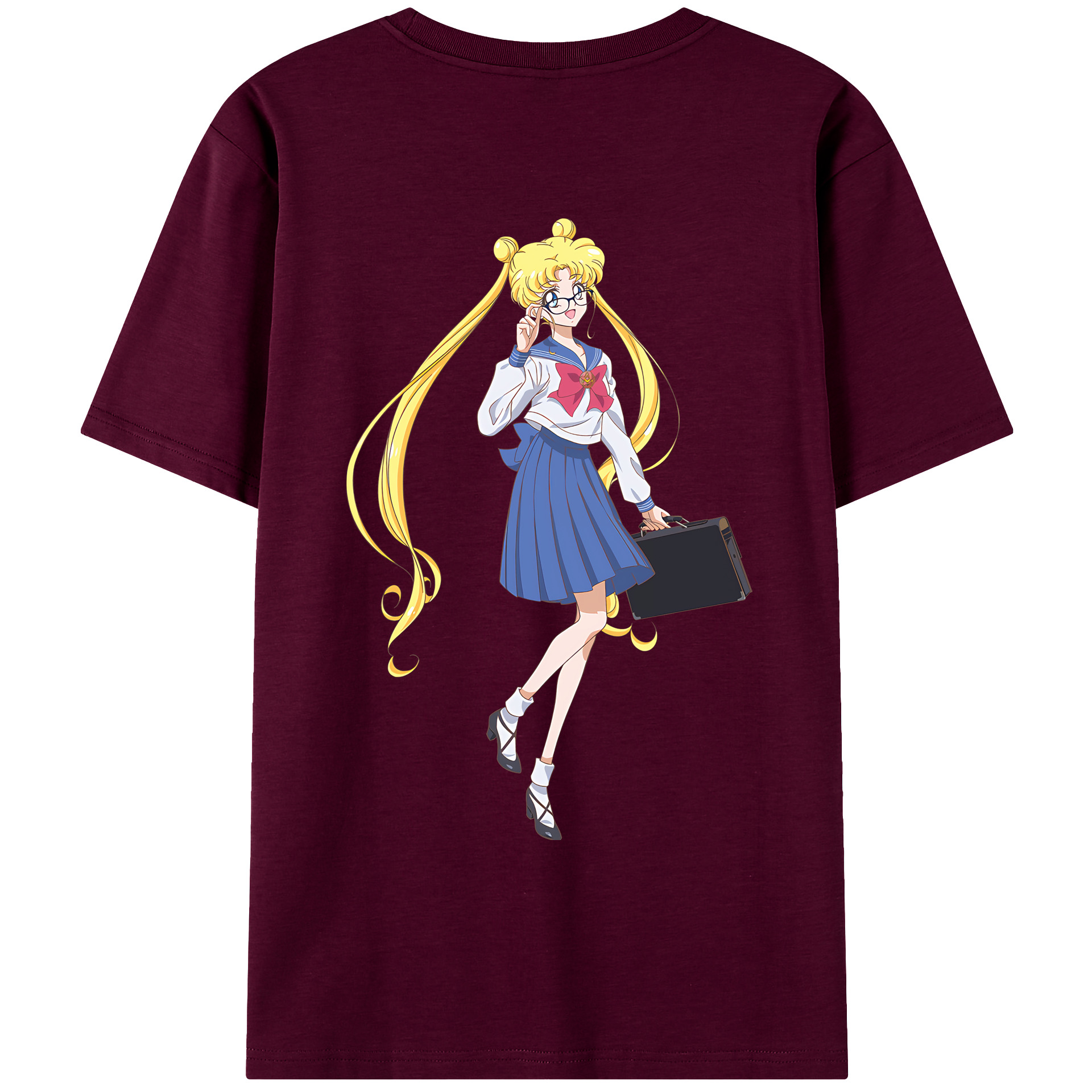 （画像用） 美少女戦士セーラームーン 愛野 美奈子 あいの みなこ Sailor Moon Aino Minako レディース半袖Tシャツ(バックプリント)